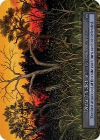 Dread Thicket - Gothic - Sorcery: Contested Realm card