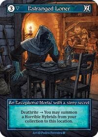 Estranged Loner (Foil) - Gothic - Sorcery: Contested Realm card