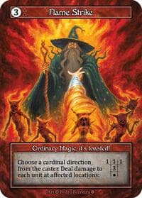 Flame Strike (Foil) - Gothic - Sorcery: Contested Realm card