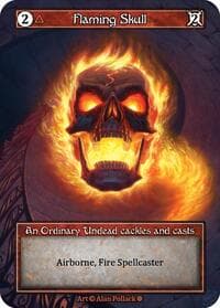 Flaming Skull (Foil) - Gothic - Sorcery: Contested Realm card