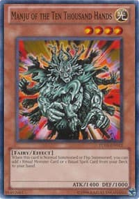Manju of the Ten Thousand Hands - Turbo Pack: Booster Five - YuGiOh card