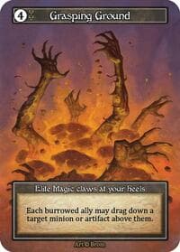 Grasping Ground (Foil) - Gothic - Sorcery: Contested Realm card