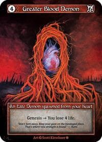 Greater Blood Demon (Foil) - Gothic - Sorcery: Contested Realm card
