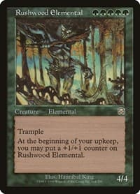 Rushwood Elemental - Mercadian Masques - Magic: The Gathering card