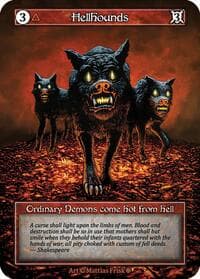 Hellhounds (Foil) - Gothic - Sorcery: Contested Realm card