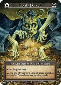 Lord of Greed (Foil) - Gothic - Sorcery: Contested Realm card