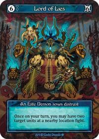 Lord of Lies (Foil) - Gothic - Sorcery: Contested Realm card