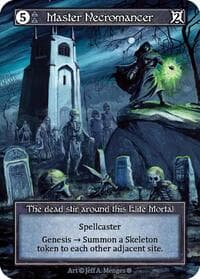 Master Necromancer (Foil) - Gothic - Sorcery: Contested Realm card