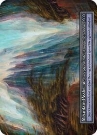 Mountain Peaks (Foil) - Gothic - Sorcery: Contested Realm card