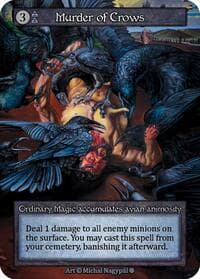 Murder of Crows - Gothic - Sorcery: Contested Realm card
