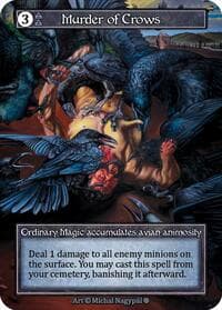 Murder of Crows (Foil) - Gothic - Sorcery: Contested Realm card
