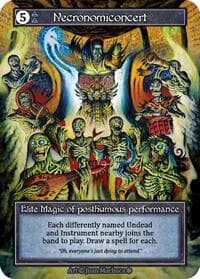 Necronomiconcert (Foil) - Gothic - Sorcery: Contested Realm card