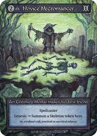 Novice Necromancer - Gothic - Sorcery: Contested Realm card