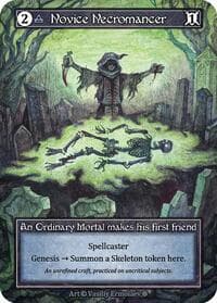 Novice Necromancer (Foil) - Gothic - Sorcery: Contested Realm card