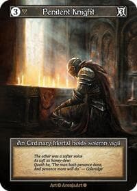 Penitent Knight (Foil) - Gothic - Sorcery: Contested Realm card