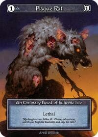 Plague Rat (Foil) - Gothic - Sorcery: Contested Realm card