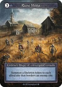 Raise Militia (Foil) - Gothic - Sorcery: Contested Realm card