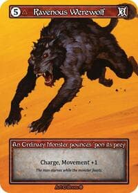Ravenous Werewolf (Foil) - Gothic - Sorcery: Contested Realm card