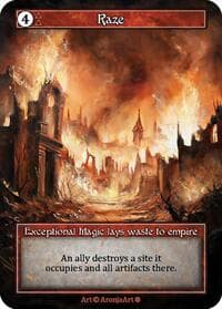 Raze (Foil) - Gothic - Sorcery: Contested Realm card