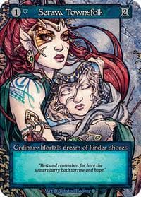 Serava Townsfolk - Gothic - Sorcery: Contested Realm card