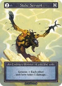 Static Servant (Foil) - Gothic - Sorcery: Contested Realm card