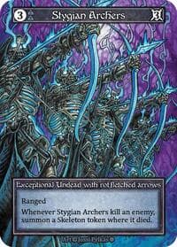 Stygian Archers (Foil) - Gothic - Sorcery: Contested Realm card