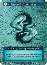 Symmetric Suffering (Foil) - Gothic - Sorcery: Contested Realm card