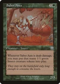 Saber Ants - Mercadian Masques - Magic: The Gathering card