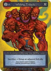 Willing Tribute - Gothic - Sorcery: Contested Realm card