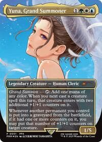 Yuna, Grand Summoner (Borderless) - WPN & Gateway Promos - Magic: The Gathering card