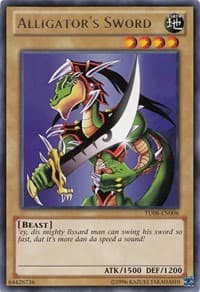 Alligator's Sword - Turbo Pack: Booster Eight - YuGiOh card