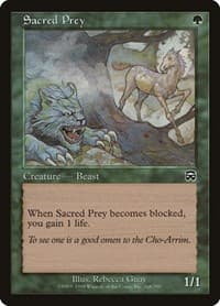 Sacred Prey - Mercadian Masques - Magic: The Gathering card