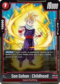 Son Gohan : Childhood - FB08-010 - Saiyan's Pride Release Event Cards - Dragon Ball Super: Fusion World card