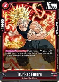 Trunks : Future - Saiyan's Pride Release Event Cards - Dragon Ball Super: Fusion World card