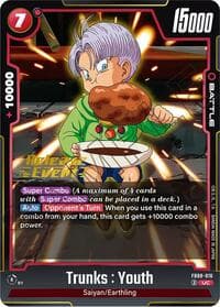 Trunks : Youth - FB08-016 - Saiyan's Pride Release Event Cards - Dragon Ball Super: Fusion World card