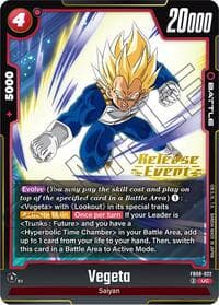 Vegeta - FB08-022 - Saiyan's Pride Release Event Cards - Dragon Ball Super: Fusion World card