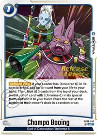 Champa Booing - Saiyan's Pride Release Event Cards - Dragon Ball Super: Fusion World card