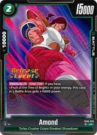 Amond - Saiyan's Pride Release Event Cards - Dragon Ball Super: Fusion World card