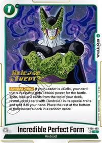 Incredible Perfect Form - Saiyan's Pride Release Event Cards - Dragon Ball Super: Fusion World card