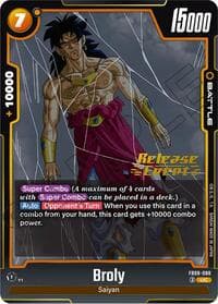Broly - FB08-088 - Saiyan's Pride Release Event Cards - Dragon Ball Super: Fusion World card