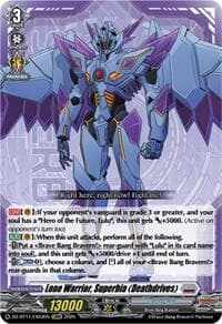 Lone Warrior, Superbia (Deathdrives) - DZ-BT11: Symphony of Might & Bloom - Cardfight Vanguard card