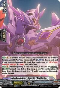 Brother-in-Arms, Superbia (Deathdrives) - DZ-BT11: Symphony of Might & Bloom - Cardfight Vanguard card
