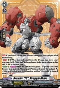 Brawler "TS", Struggle Rhino - DZ-BT11: Symphony of Might & Bloom - Cardfight Vanguard card