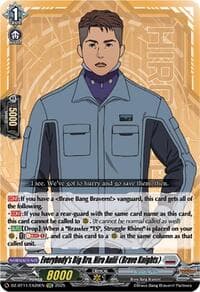 Everybody's Big Bro, Hiro Aulii (Brave Knights) - DZ-BT11: Symphony of Might & Bloom - Cardfight Vanguard card