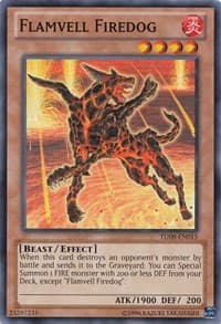 Flamvell Firedog - Turbo Pack: Booster Eight - YuGiOh card