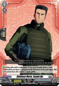 Solitary Hero, Isami Ao - DZ-BT11: Symphony of Might & Bloom - Cardfight Vanguard card