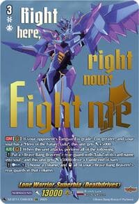 Lone Warrior, Superbia (Deathdrives) (EXS) - DZ-BT11: Symphony of Might & Bloom - Cardfight Vanguard card