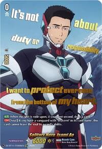 Solitary Hero, Isami Ao (EXS) - DZ-BT11: Symphony of Might & Bloom - Cardfight Vanguard card
