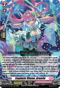 Emphatic Rhyme, Armelle - DZ-BT11: Symphony of Might & Bloom - Cardfight Vanguard card