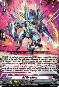 Ad Vorefront - DZ-BT11: Symphony of Might & Bloom - Cardfight Vanguard card